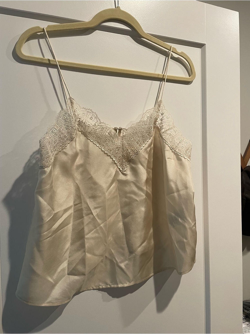 Sezane Jordia Top Cream - Size 4 - Picture 4 of 10